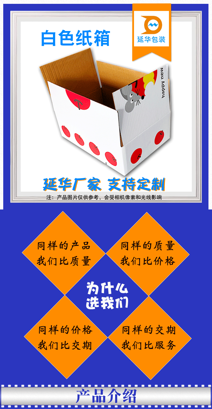 白色紙箱